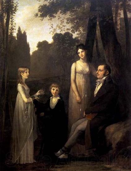 Pierre-Paul Prud hon Rutger Jan Schimmelpenninck with his Wife and Children Norge oil painting art